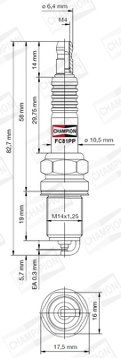 Свеча зажигания чемпион cch1256