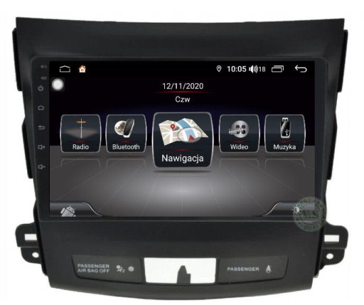 V & S IPS Sharp навигация Mitsubishi Outlander