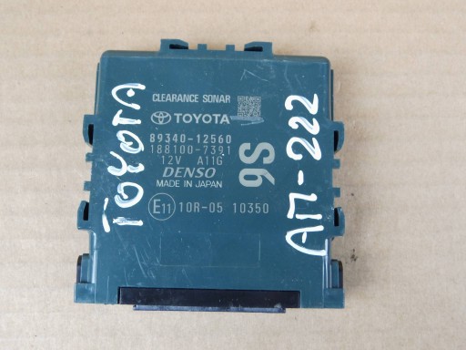 Toyota Camry VIII XV70 module control unit 8934012560 89340-12560