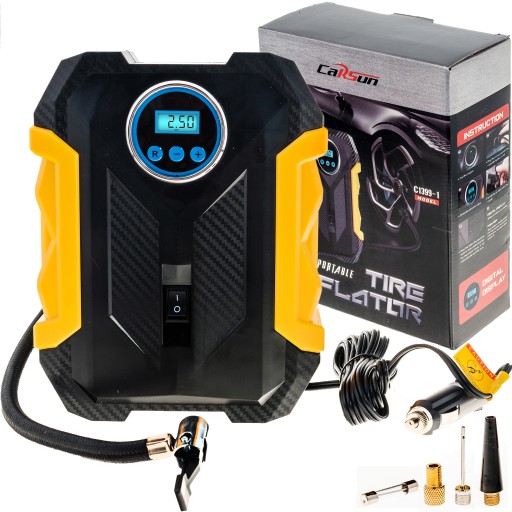 АВТОМОБИЛЬНЫЙ КОМПРЕССОР НАСОС КОМПРЕССОР LED 12V LCD