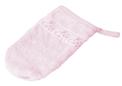 Мочалка для купання Tega Baby, рожева