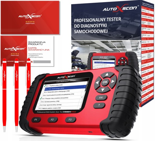 ДИАГНОСТИЧЕСКИЙ ТЕСТЕР AUTOXSCAN RS820PRO PL 1 МАРКИ