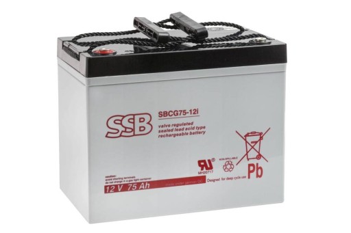 Аккумулятор sbcg 75-12i (12 в 75 ач) технология гелевого аккумулятора ssb