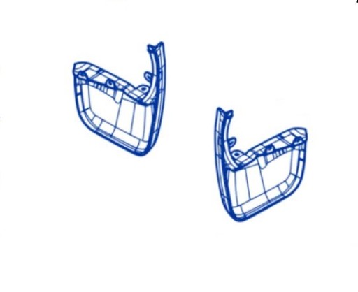 Задні Бризковики Dacia Jogger оригінал