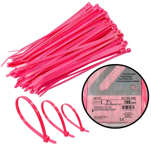 КАБЕЛЬНЫЕ СТЯЖКИ TRYTKI PINK 4, 8X188