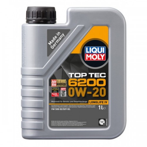 LIQUI MOLY МАСЛО 0W20 TOP TEC 6200 1L