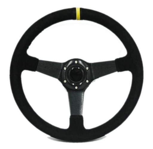 ЗАМШЕВЕ РУЛЬМО ЗІ ЗМІЩЕННЯМ KJS DRIFT 68 мм