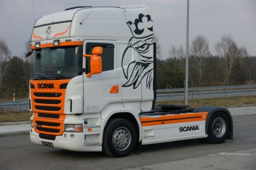 НАКЛЕЙКИ НАКЛЕЙКА SCANIA R TOPLINE HIGHLINE ШАБЛОН 1