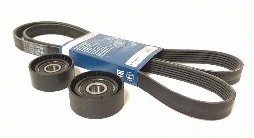 BOS-ZES-001 - Ремінь 6PK1698 натяжний ролик BMW F10 F11 520 525d