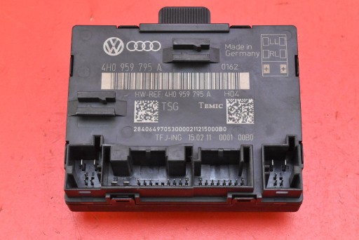 control unit module door right rear part 4H0959795A AUDI A8 D4 10-14