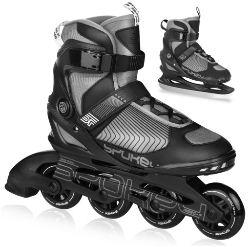 Роликові ковзани 2в1 РОЛИКІ Чоловічі рекреаційні ковзани 42