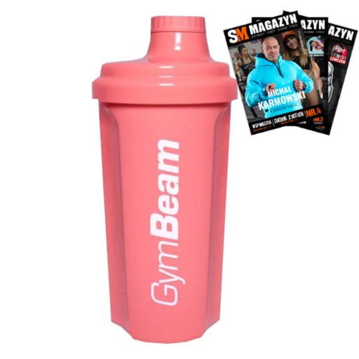 Шейкер GymBeam 500 мл апельсини і червоні