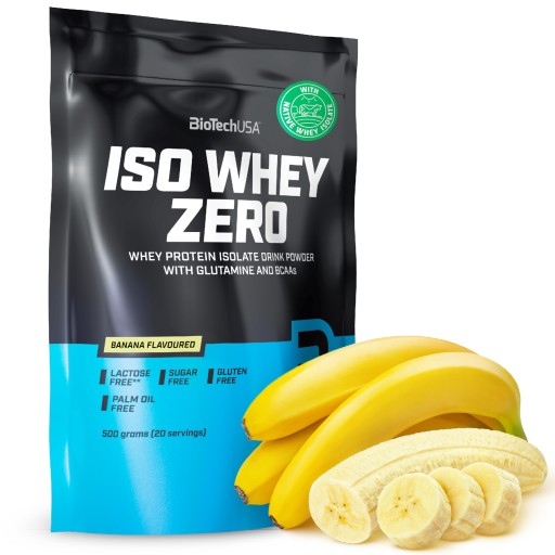 BIOTECH ISO WHEY ZERO 500g IZOLÁT PROTEIN WPI BCAA