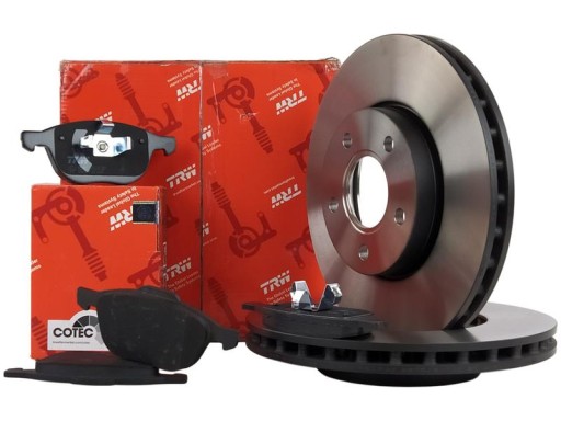 TRW ДИСКИ + КОЛОДКИ ПЕРЕДНІ ДЛЯ FORD FOCUS MK3 III 278MM