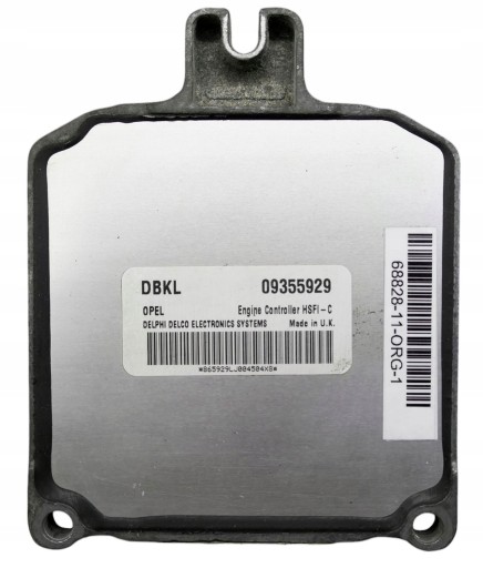 09355929 - Opel astra g 1999 контроллер/модуль блока управления двигателем
