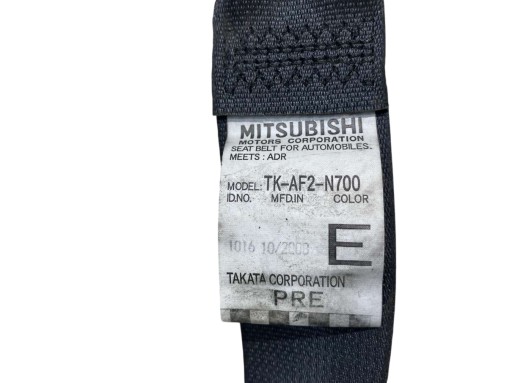 tension belt safety right front GRANDIS TK-AF2-N700