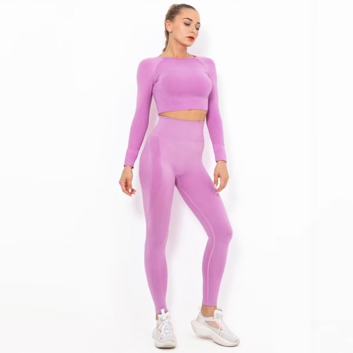 Joga Pilates Oblečenie pre ženy 2 Crop Top Set,M