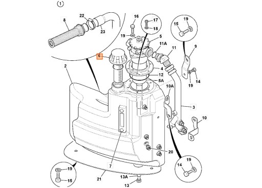 ВЕНТИЛЯЦІЙНИЙ ОТВІР ГІДРАВЛІЧНОГО БАКА 32/925545
