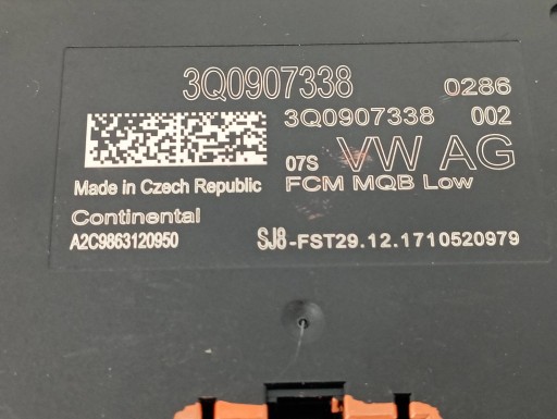 module GATEWAY 3Q0907338 VW Volkswagen Touran III (2015- )