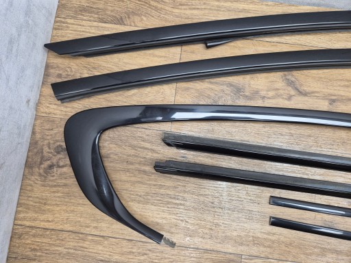BMW F32 F82 M4 lišty SHADOWLINE m-packet KOMPLET cierny POLYSK