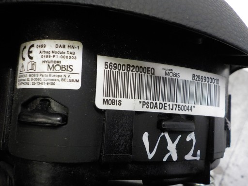 KIA SOUL II steering wheel airbag AIR BAG