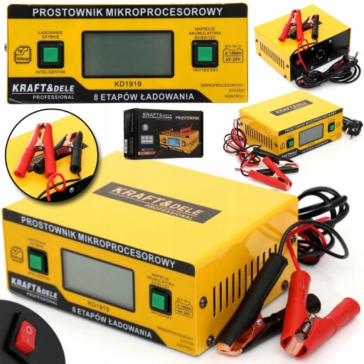 Аккумуляторный микропроцессорный выпрямитель 6V-24V