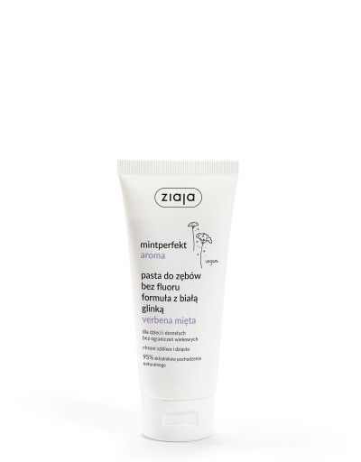 Ziaja Mintperfekt Арома біла глина для чищення та гігієни зубів Verbena Mint 100 мл