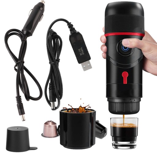 АВТОМОБІЛЬНА ПОРТАТИВНА КАВОВАРКА 60 ML12V