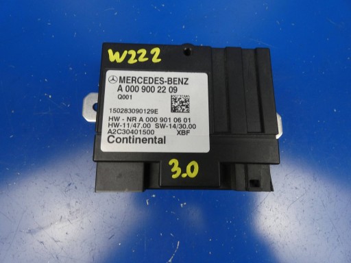 MERCEDES S KLASA W222 W218 3.0 CDI Module Unité de contrôle POMPY Carburant