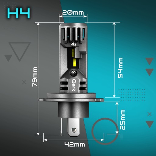 ŻARÓWKI HIR2 LED QERK 1 DO 1 WIĘCEJ ŚWIATŁA CAN RETROFIT DOPASOWANE P&P  QERK Q11 - HIR2 9012 1 DO 1 MOCNE CANBUS PLUG AND PLAY CANBUS BEZ ADAPTERÓW  DOPASOWANE za 169,99 zł z Suwałki -  - (14842908640)