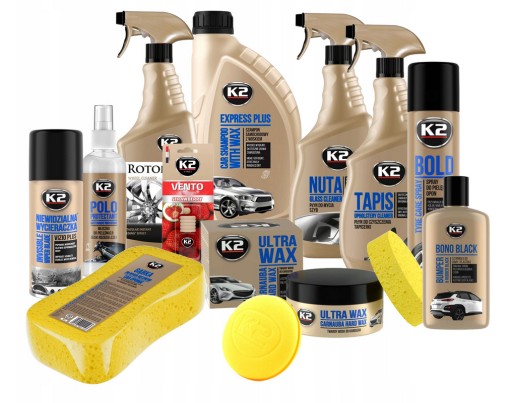 НАБІР ДЛЯ ДОГЛЯДУ ЗА АВТОМОБІЛЕМ 12 ЧАСТИН XL