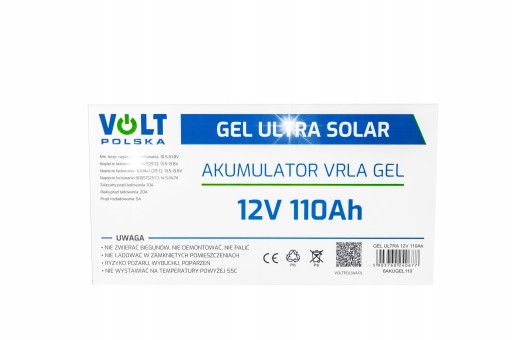 Гелевий акумулятор 12v 110ah човен кемпер ділянка сонячний перетворювач ups vpro