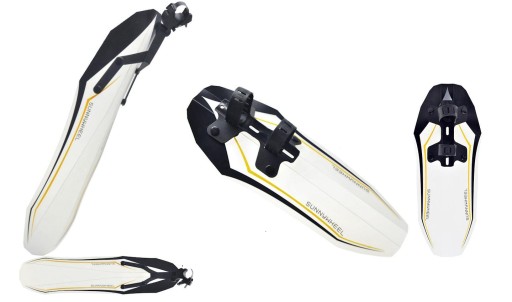 Комплект крил SUNNYWEEL SUNNYWHEEL MUDGUARD REAR + FRONT FAT BIKE білий
