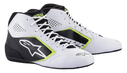Взуття для картингу Alpinestars Tech 1-K START V2, білі та чорні, розмір 47
