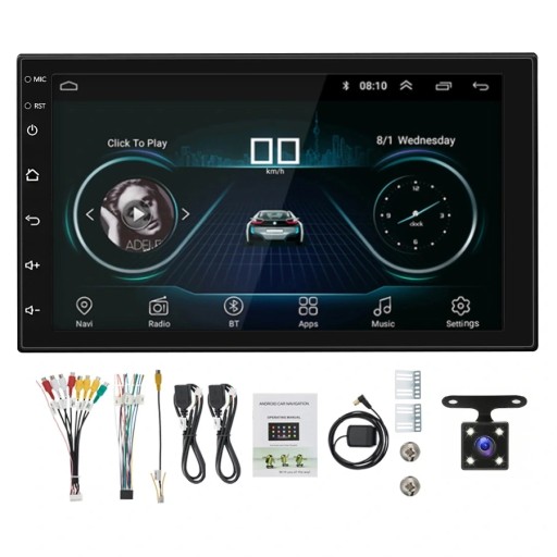 АВТОМАГНИТОЛА 2 DIN ANDROID 9.1 USB GPS КАМЕРА