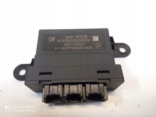 OPEL ASTRA K 5 V Module CZUJNIKOW PDC 39014008
