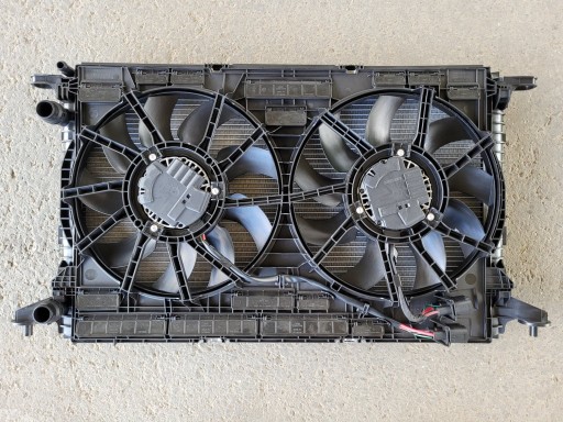 80A121207A 80A959455E - Комплект радіаторів з вентиляторами audi q5 80a fy