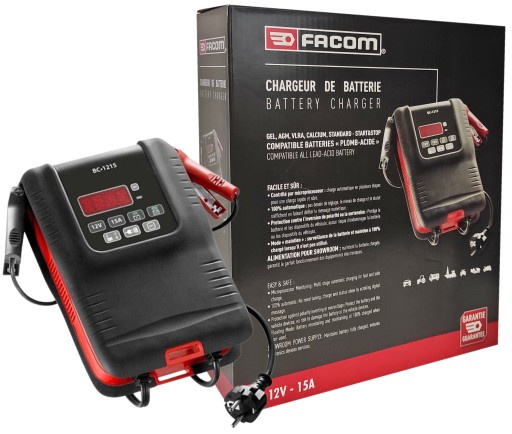 Зарядний пристрій Зарядний пристрій 12 В, 15 А FACOM BC1215PB