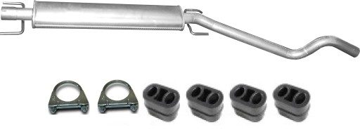 17.62 - OPEL ASTRA H 1.9 D 2004- 12/09 ЦЕНТРАЛЬНЫЙ ГЛУШИТЕЛЬ