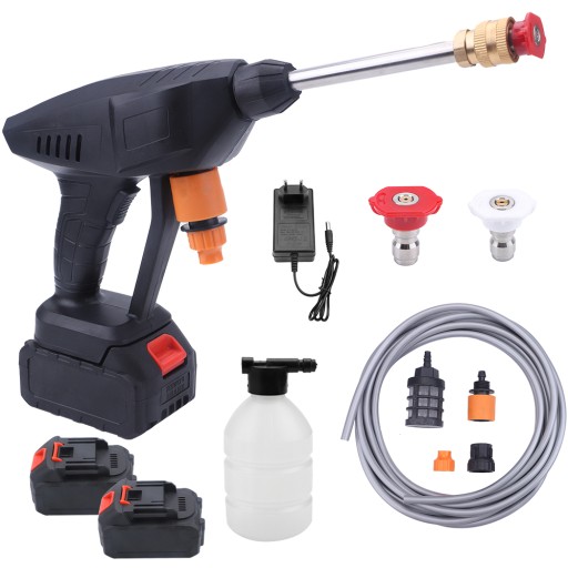 АКУМУЛЯТОРНИЙ ВОДЯНИЙ ПІСТОЛЕТ МИЙКА ТИСКУ БАГАТОФУНКЦІОНАЛЬНА НАСАДКА 3В1