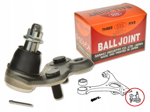 SB-6382R - HONDA CIVIC VIII FD 06-12 ПЕРЕДНИЙ РЫЧАГ УПРАВЛЕНИЯ P