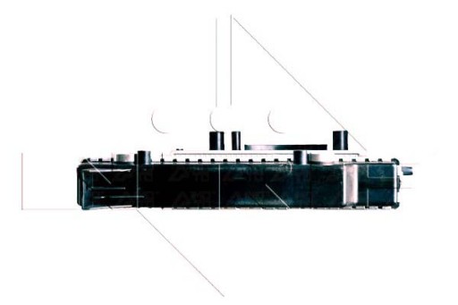 50528 - РАДИАТОР VW A80 2.0 16V 91- NRF