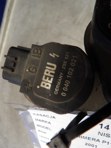 coil ignition Nissan Primera P11 1,6B 0040102021