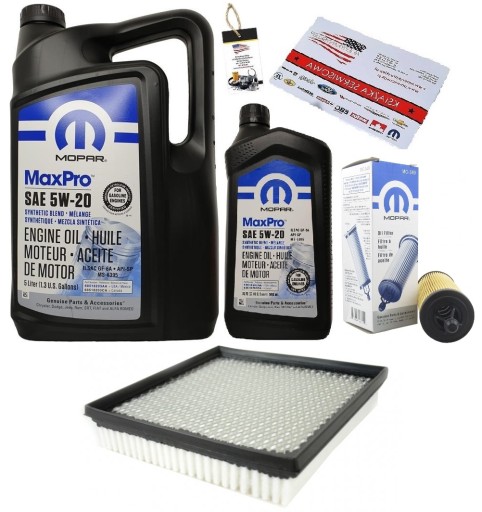 MOPAR 5W20 + ФИЛЬТРЫ DODGE AVENGER 3.6 14-15