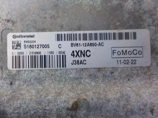FORD FOCUS III Computer Bedienteil BV61-12A650-AC S180127005C 4XNC