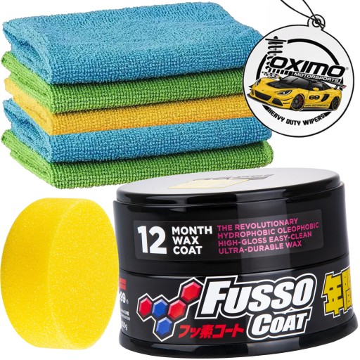 CAR WAX для чорної фарби Soft99 Fusso Coat 12 Months set
