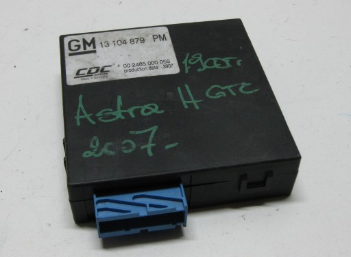 OPEL ASTRA H 1.9CDT 2007R module control unit springing 13104879PM