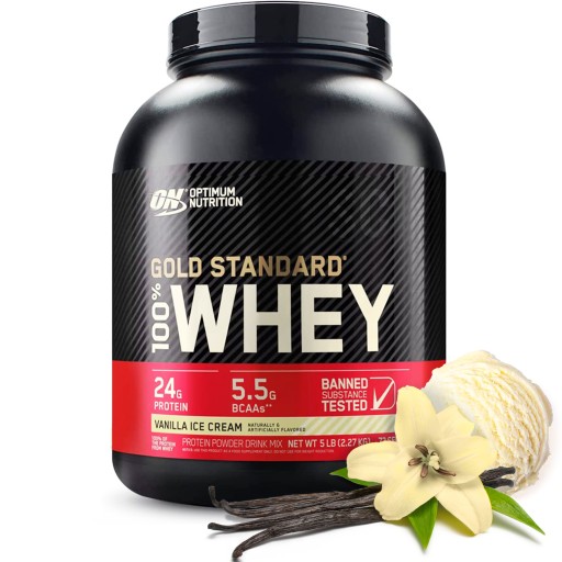 Optimum Nutrition Gold Standard Whey Protein 100% 2270g | VANILKOVÁ ZMRZLINA