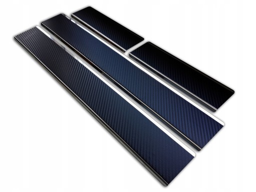 НАКЛАДКИ НА ПОРОГИ МОЛДИНГИ CARBON TOYOTA YARIS CROSS