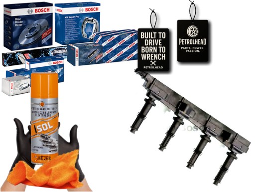 BOS0 221 - Катушка зажигания opel 2.2 vectra c bosch #petrolhead pro+ kit4